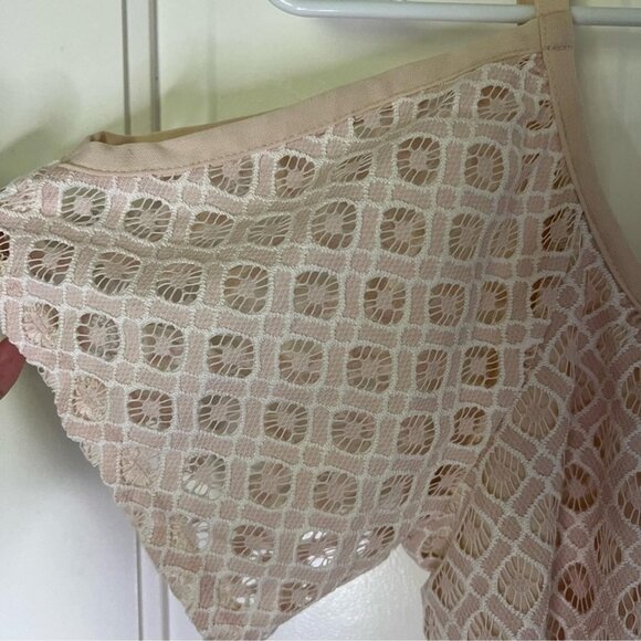 Battenberg lace overlay cold shoulder - Picture 4 of 11